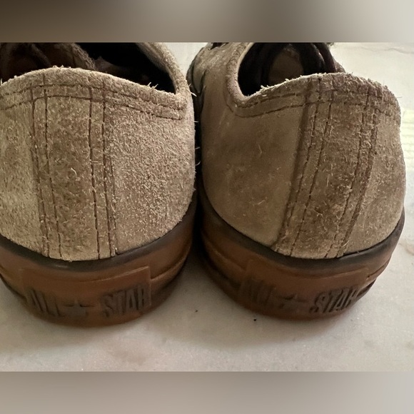 Converse x John Varvatos Low Top Suede Tan Multi Eyelet Sneakers Unisex M5 W7 - Picture 5 of 8